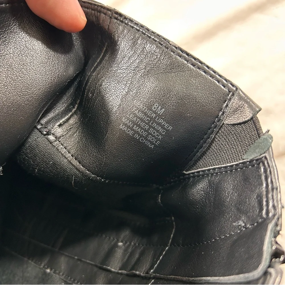 ANTONIO MELANI Black Leather Boots - Picture 4 of 6